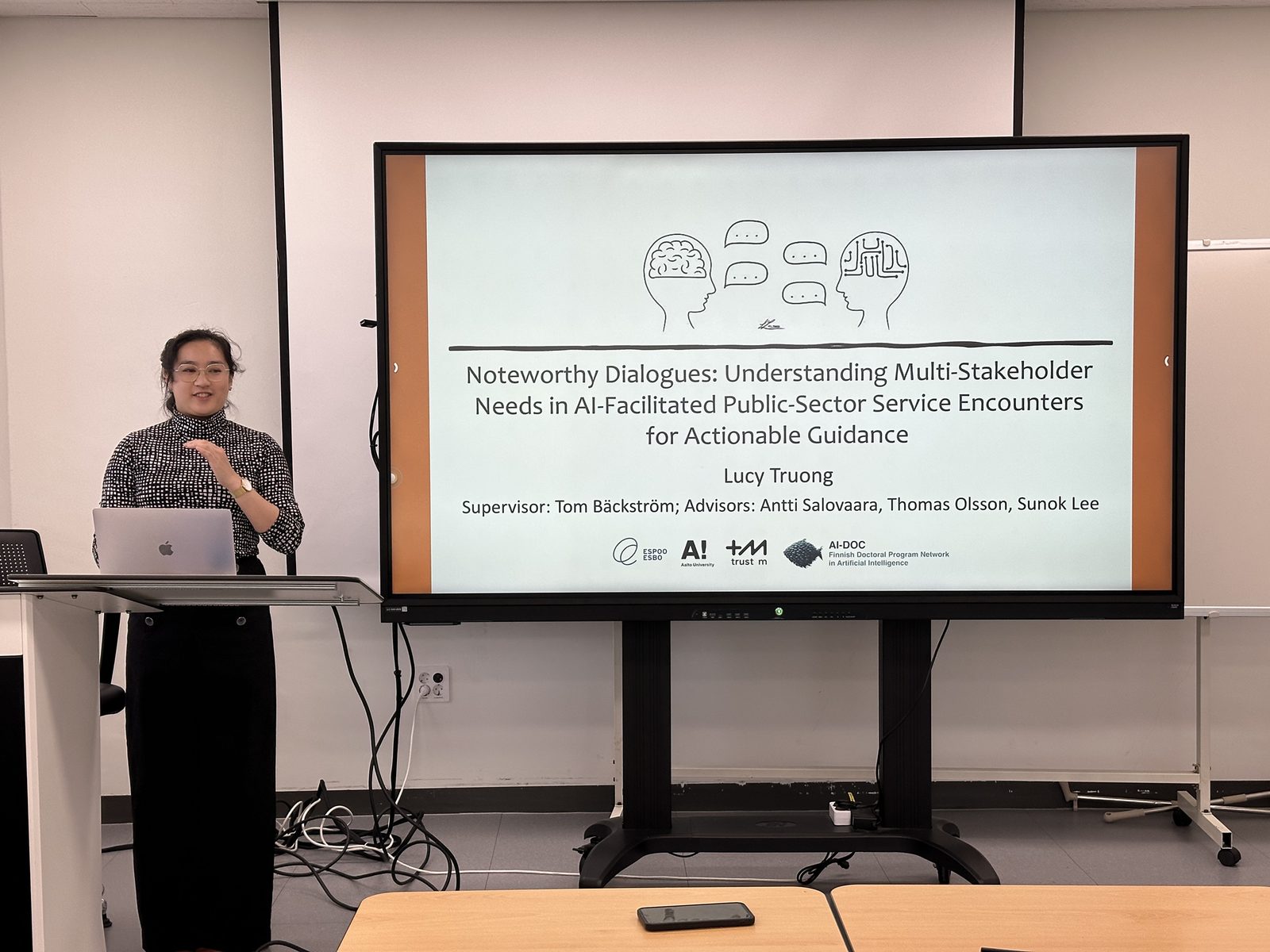 해외초청 세미나 (HAI Lab Seminar Presented by Lucy, Aalto university, Finland) (사진 2)